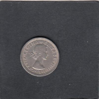 Beschrijving: 6 Pence  ELIZABETH II  